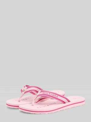 Japonki z detalami z logo Tommy Hilfiger