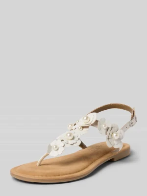 Japonki z naturalnej skóry tamaris