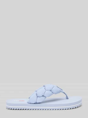 Japonki z plecionym paskiem Tommy Hilfiger