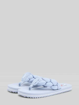 Japonki z plecionym paskiem Tommy Hilfiger