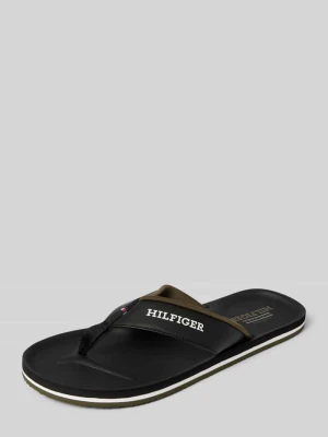 Japonki z wyściełanym paskiem Tommy Hilfiger