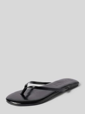 Japonki z wytłaczanym logo Bianco