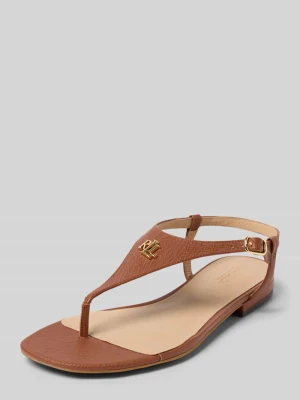 Japonki ze skóry bydlęcej model 'EVERLEY 2' Lauren Ralph Lauren