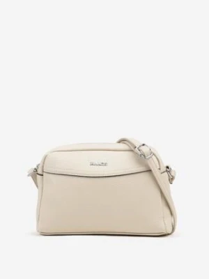 Jasnobeżowa Minimalistyczna Torebka Typu Listonoszka Gelevine francis