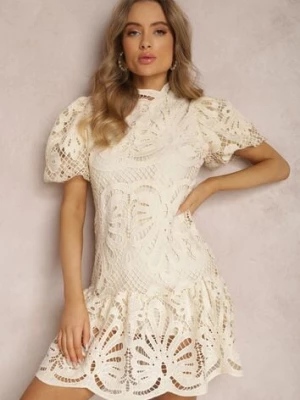 Jasnobeżowa Sukienka Amathinna elsa.m by may