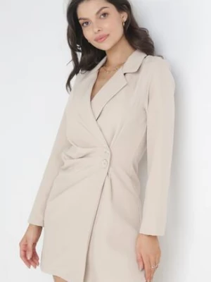 Jasnobeżowa Sukienka Ionitheme lily rose