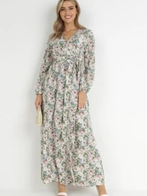 Jasnobeżowa Sukienka Partharpia rosa