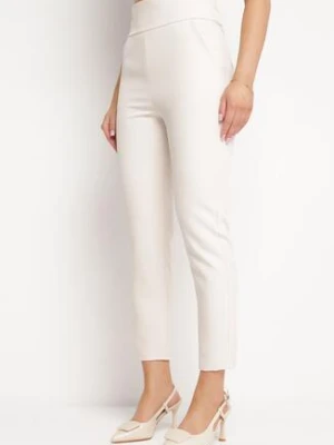 Jasnobeżowe Spodnie Regular Boura new collection
