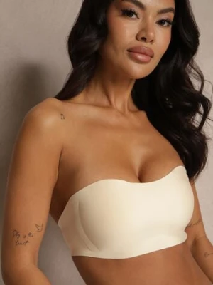 Jasnobeżowy Biustonosz Typu Balkonetka Bez Fiszbin Zenzedi skin care