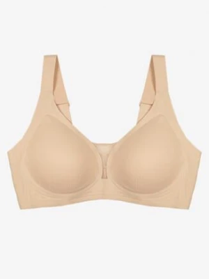 Jasnobeżowy Biustonosz z Prążkowanego Materiału Ezimere love magnolia