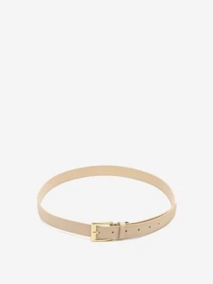 Jasnobeżowy Pasek Ozdobiony Metalową Klamrą Nairavina jordan