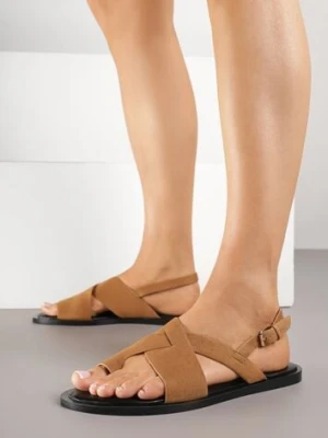 Jasnobrązowe Sandały Vices Typu Japonki Melanisse