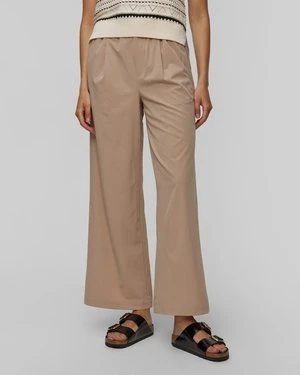 Jasnobrązowe Spodnie Damskie Varley Kayson Wide Leg 29.5