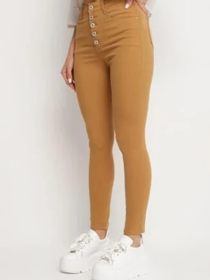 Jasnobrązowe Spodnie Skinny Kyllienne daysie