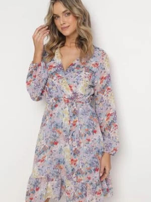 Jasnofioletowa Sukienka Sylena rosa