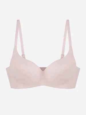Jasnofioletowy Biustonosz Basic Minimalistyczny Bez Fiszbin Gładki Isealea Love Magnolia