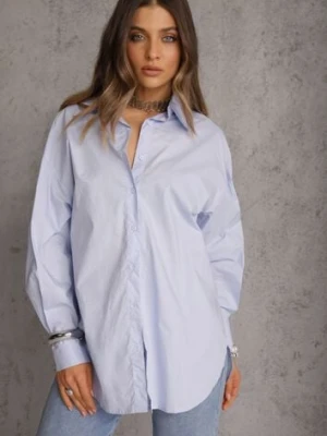 Jasnoniebieska Koszula Bawełniana Aquida bibous project