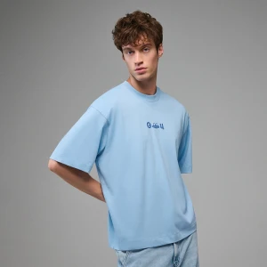 Jasnoniebieska koszulka z nadrukiem House