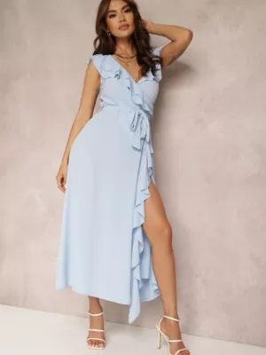 Jasnoniebieska Sukienka Aeritrite by swan