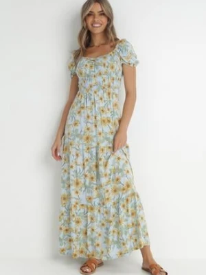 Jasnoniebieska Sukienka Bloch rosa