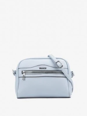 Jasnoniebieska Torebka Typu Listonoszka Ozdobiona Napisem Nilalea francis