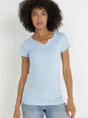 Jasnoniebieski T-shirt Thonilacia glo-story