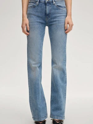 Jasnoniebieskie dżinsy Chrisi z wysokim stanem i efektem sprania Joop