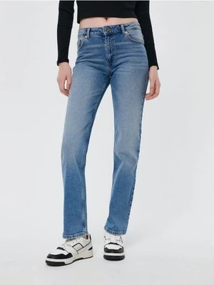 Jasnoniebieskie jeansy straight fit slim House