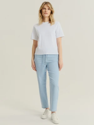 Jasnoniebieskie jeansy z gumką w talii Greenpoint