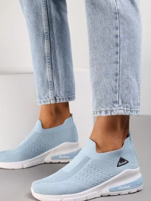 Jasnoniebieskie Buty Sportowe Amathane