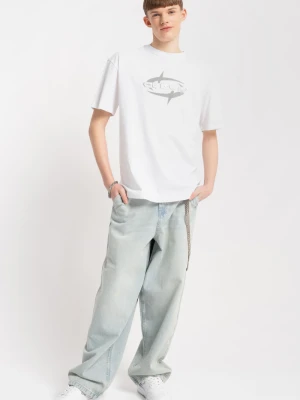 Jasnoniebieskie spodnie jeansowe o kroju BAGGY Reporter Young