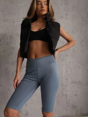 Zdjęcie produktu Jasnoniebieskie Szorty Bikery High Waist z Wyszczuplającym Pasem Briarrose glo-story