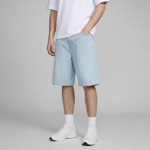Jasnoniebieskie szorty jeansowe baggy fit z efektem sprania House