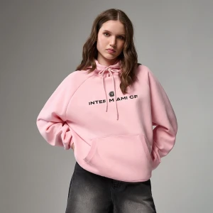 Jasnoróżowa bluza z haftem Inter Miami CF House