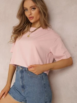 Jasnoróżowy T-shirt Phelista glo-story