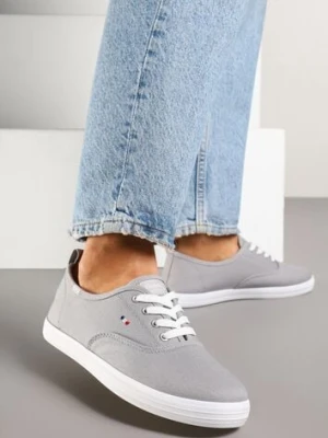 Jasnoszare Basicowe Tenisówki Vices Hallriva ballada