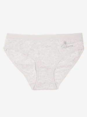 Jasnoszare Bawełniane Majtki w Stylu Fig Talivira love magnolia