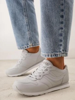 Jasnoszare Buty Sportowe Laodosa