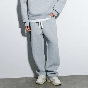 Jasnoszare spodnie dresowe baggy fit z regulacją House