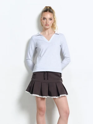 Jasnoszary longsleeve lh university Local Heroes