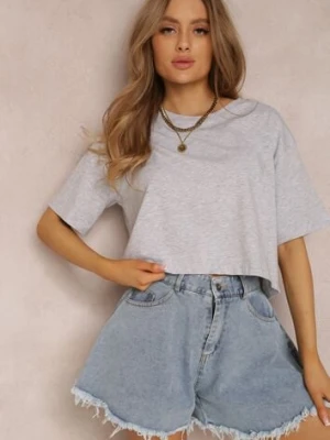 Jasnoszary T-shirt Phelista glo-story