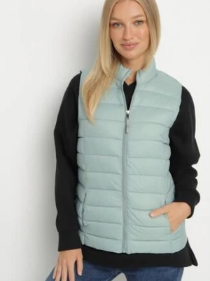 Jasnozielona Pikowanana Kamizelka Sifitta j.style