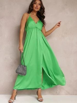 Jasnozielona Sukienka Althina lily rose