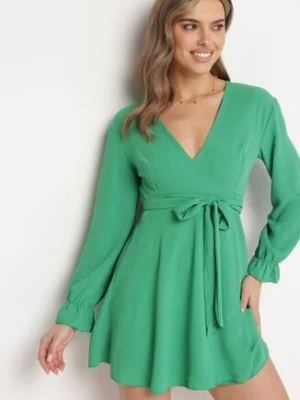 Jasnozielona Sukienka Dyninca j studio