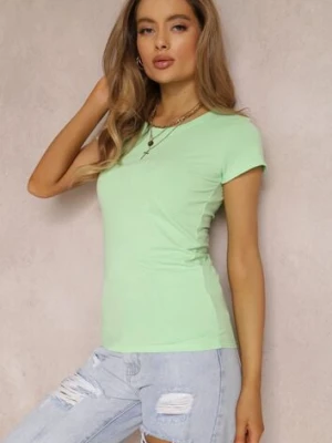 Jasnozielony T-shirt Kahlisiphe glo-story