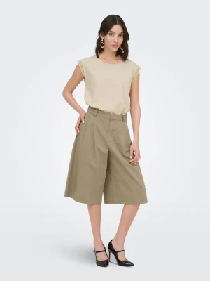 JDY Bermudy "Bianca" w kolorze khaki rozmiar: XL