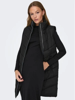 JDY Bezrękawnik Finno 15305655 Czarny Regular Fit