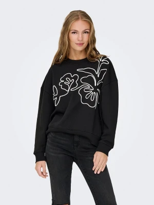 JDY Bluza "Canoa" w kolorze czarnym rozmiar: L