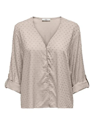 JDY Bluzka w kolorze beżowym rozmiar: S
