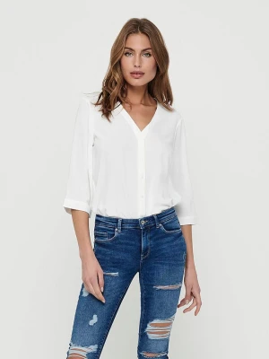 JDY Bluzka w kolorze białym rozmiar: 34
